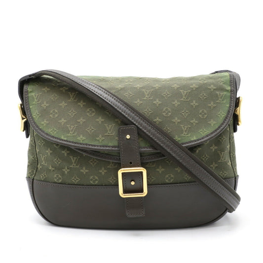 Louis Vuitton Green Tst Khaki Canvas Leather Shoulder Bag ()