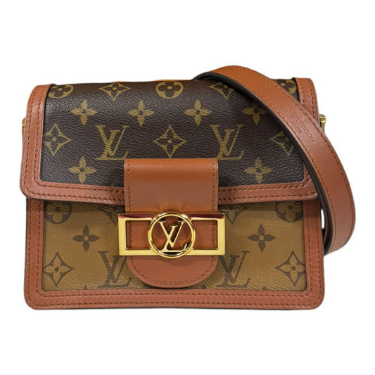 Louis Vuitton Brown Monogram Canvas Monogram Reverse Shoulder Bag ()
