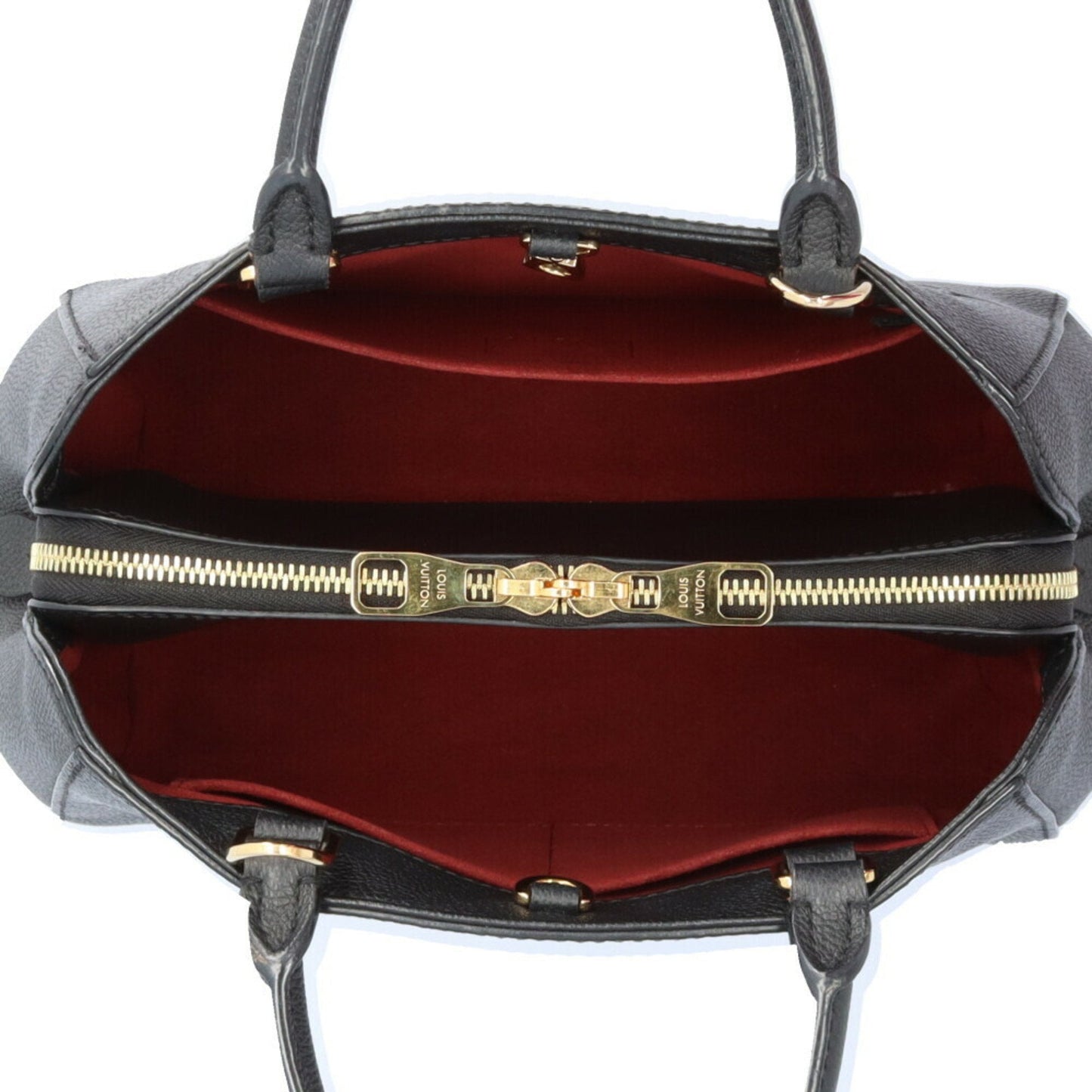 Louis Vuitton Monogram Empreinte Beige Black Monogram Empreinte Shoulder Bag