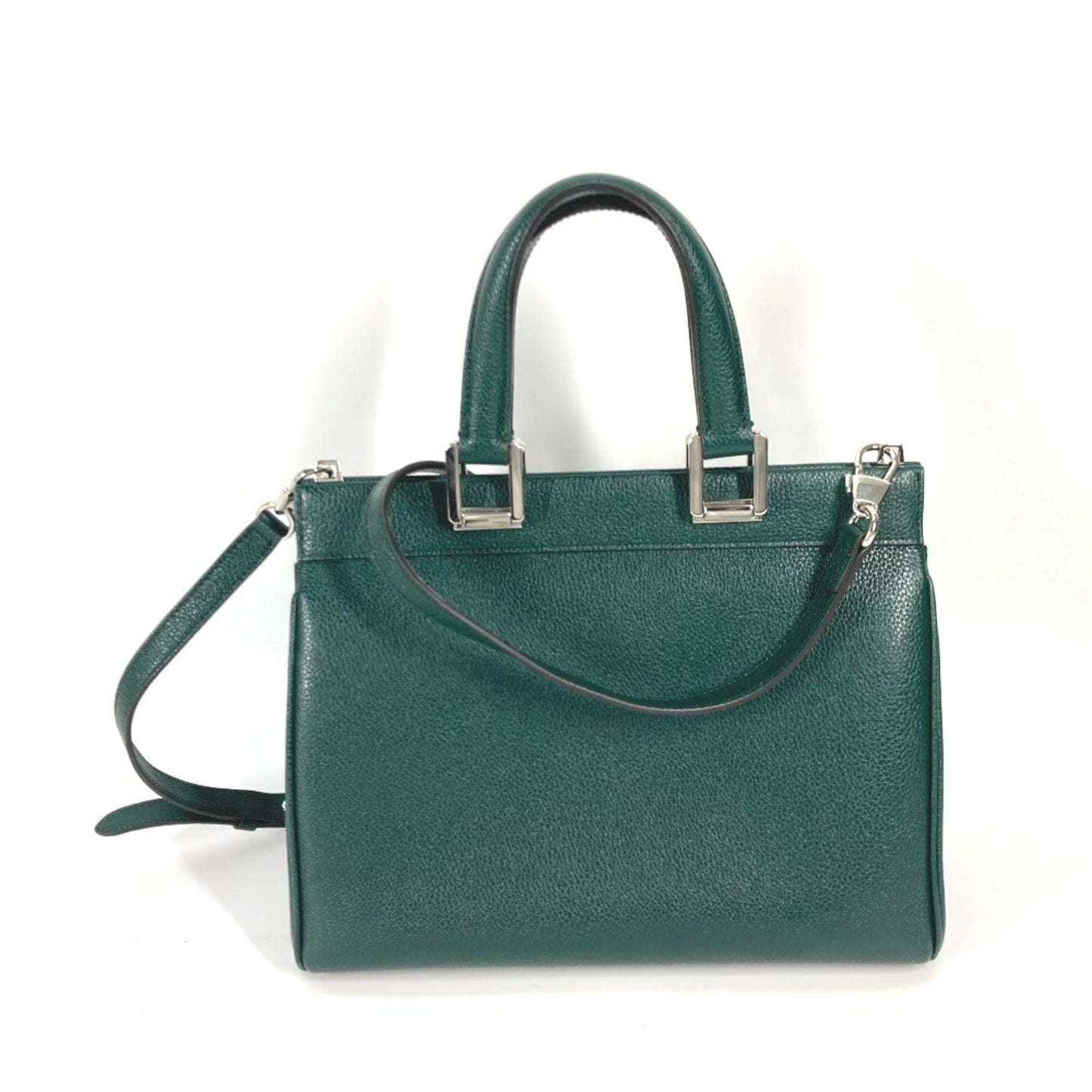 Gucci Green Leather Handbag