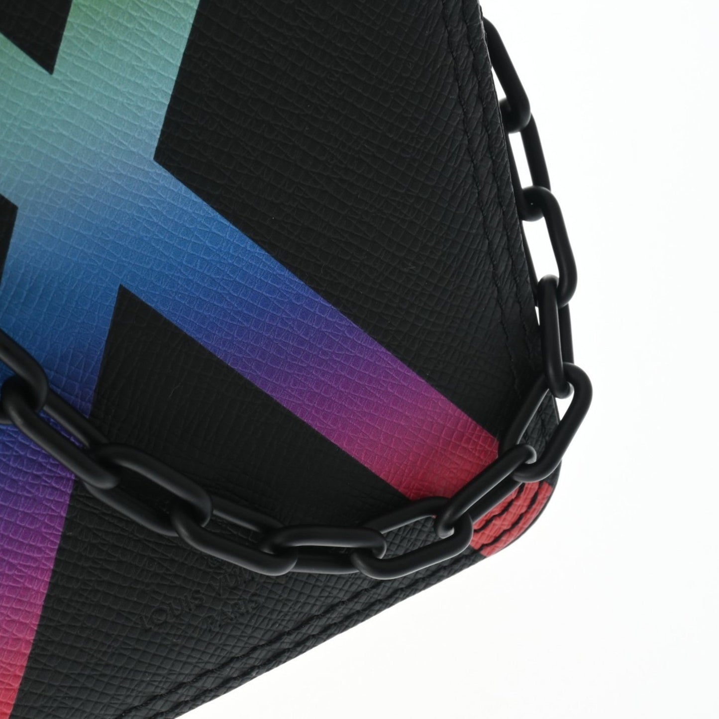 Louis Vuitton Noir Leather Shoulder Bag