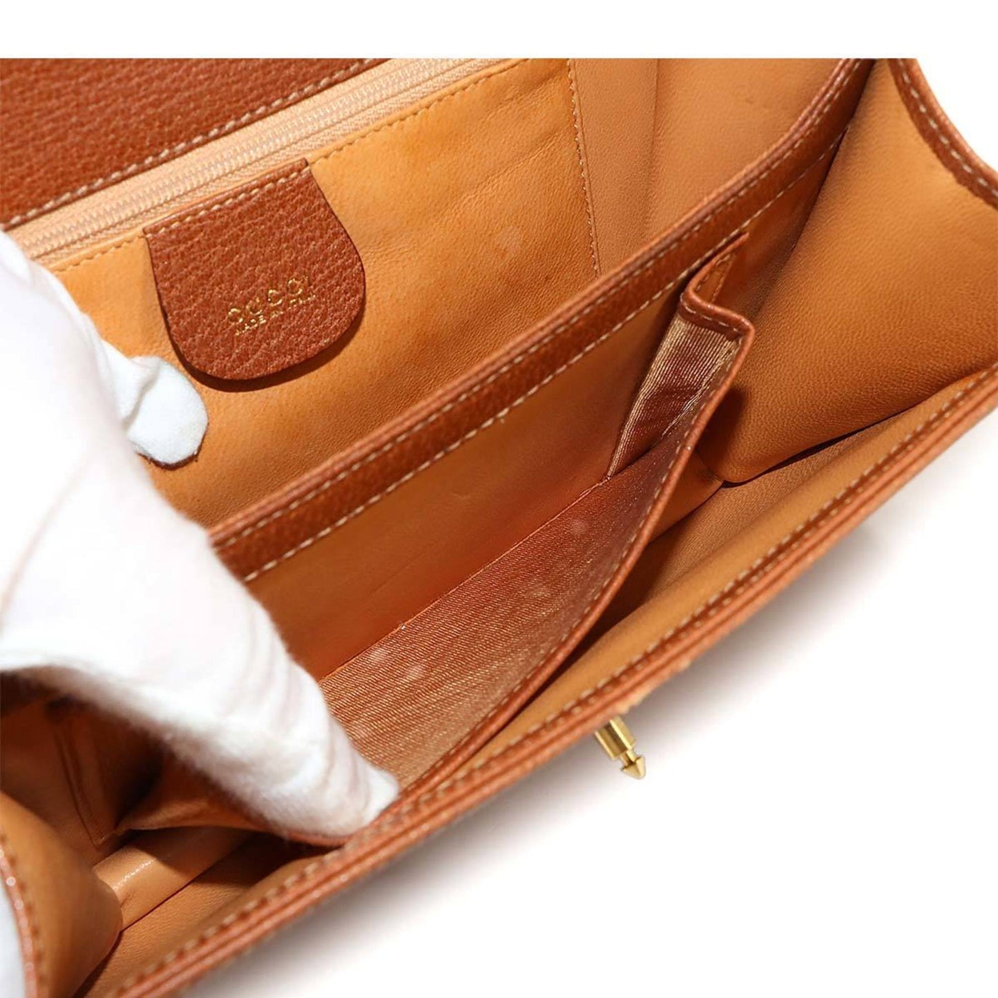 Gucci Brown Leather Shoulder Bag