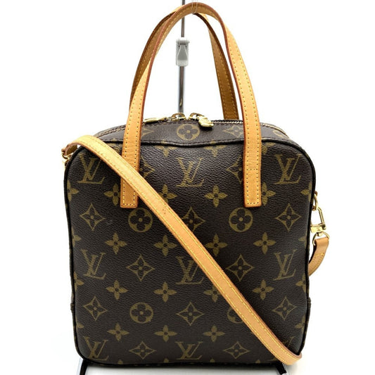 Louis Vuitton Brown Monogram Canvas Shoulder Bag ()