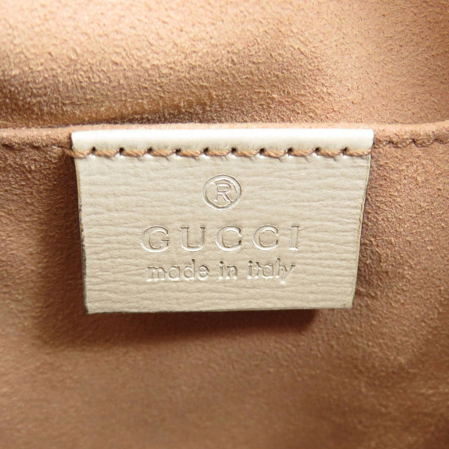 Gucci Horsebit White Leather Tote Bag