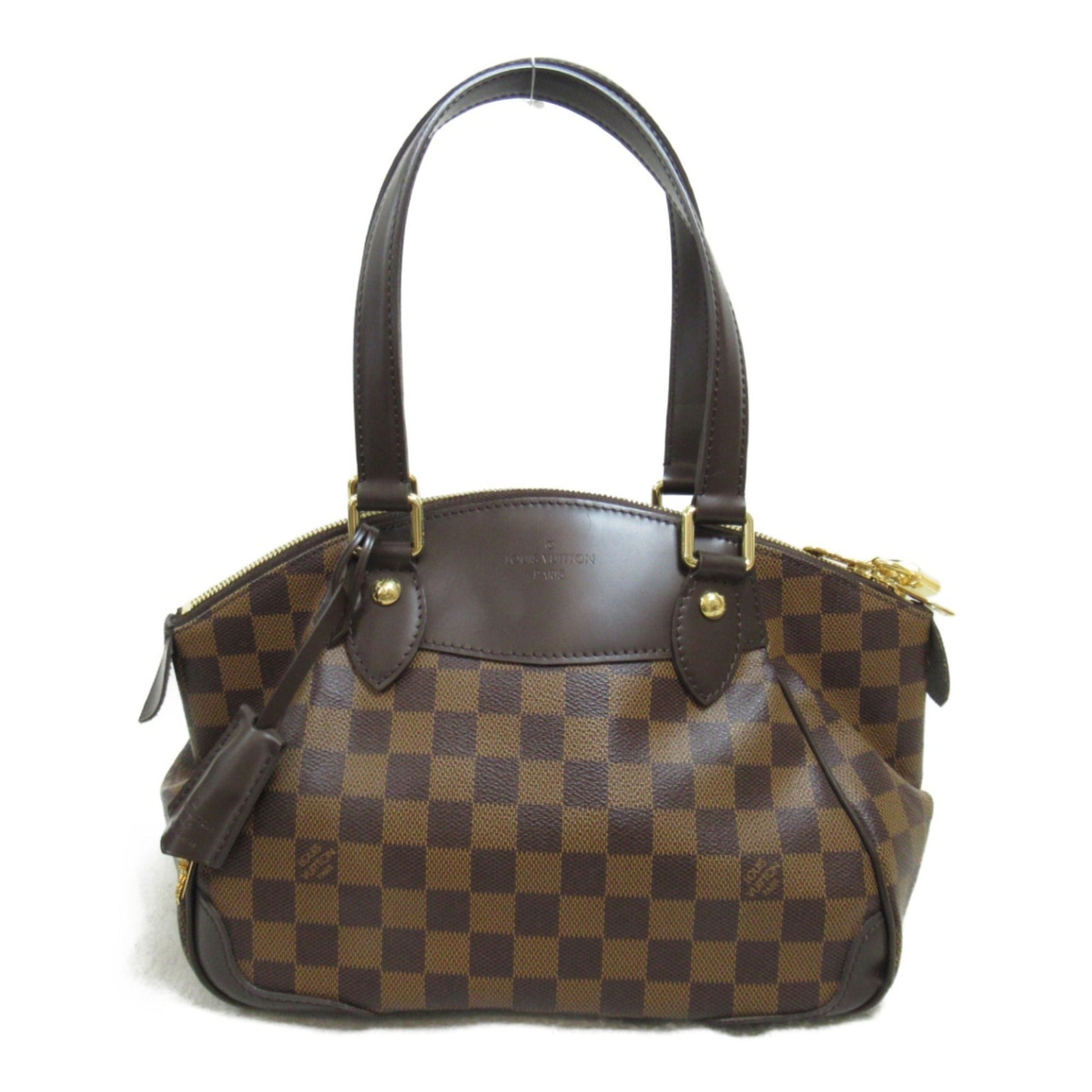 Louis Vuitton Brown Coated Canvas Damier Azur Pvc Shoulder Bag ()