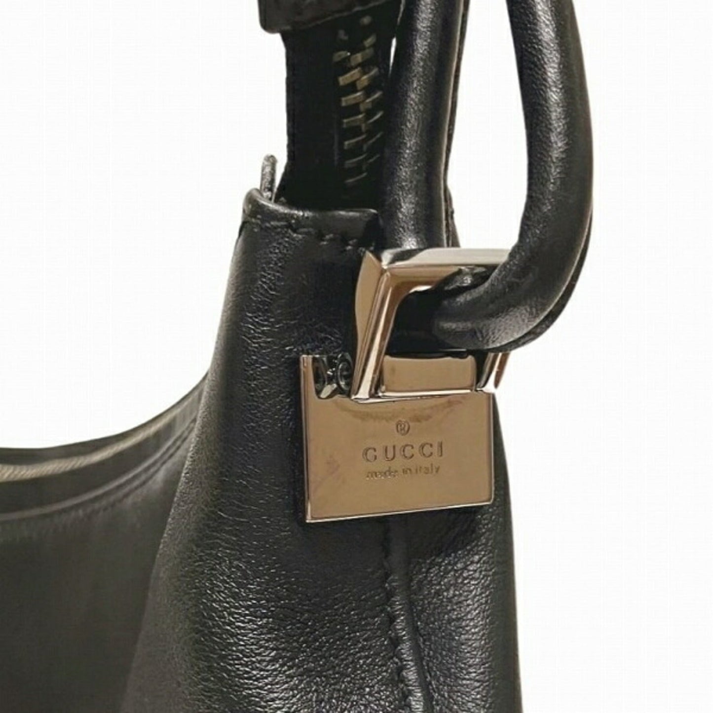 Gucci Black Leather Shoulder Bag