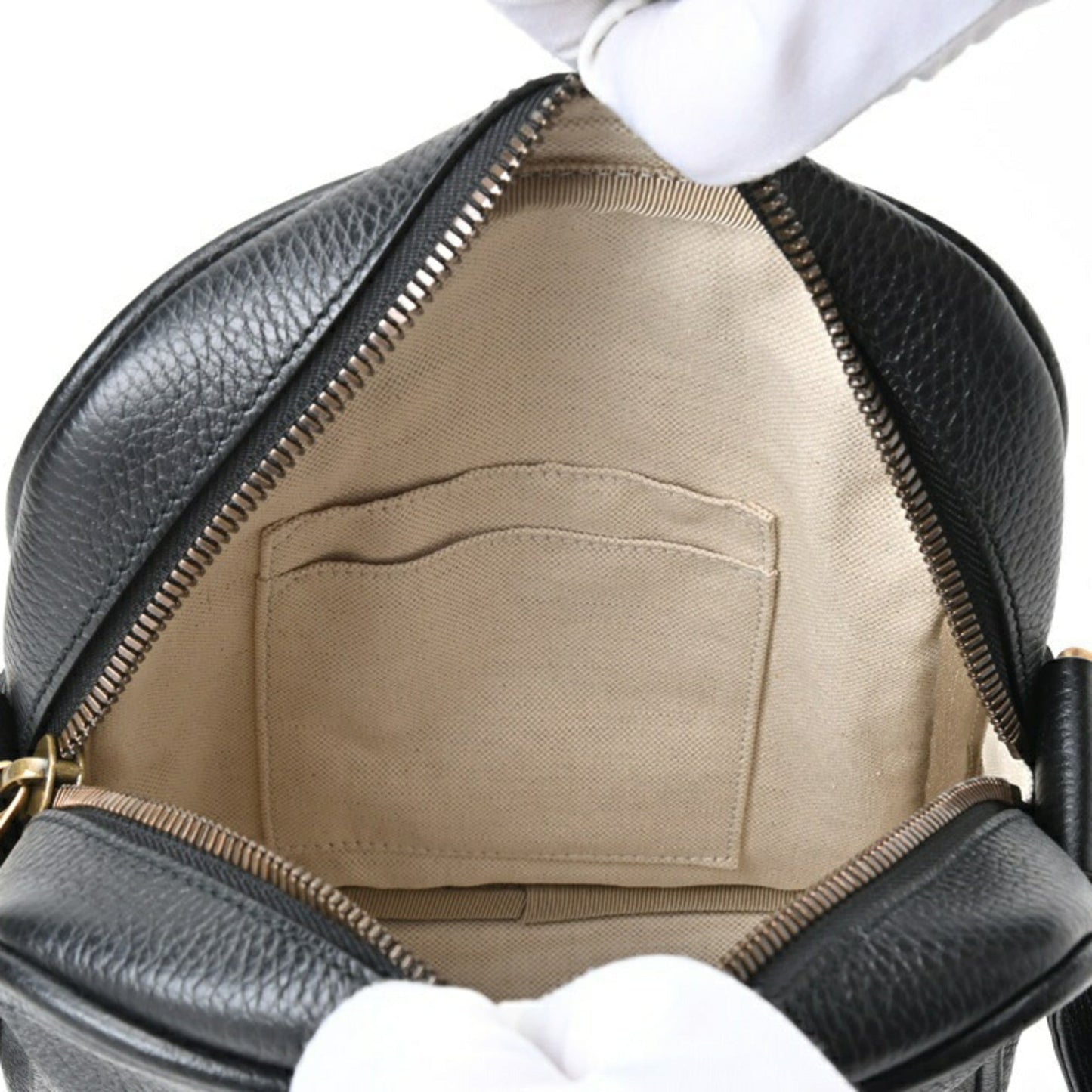 Gucci Black Leather Shoulder Bag