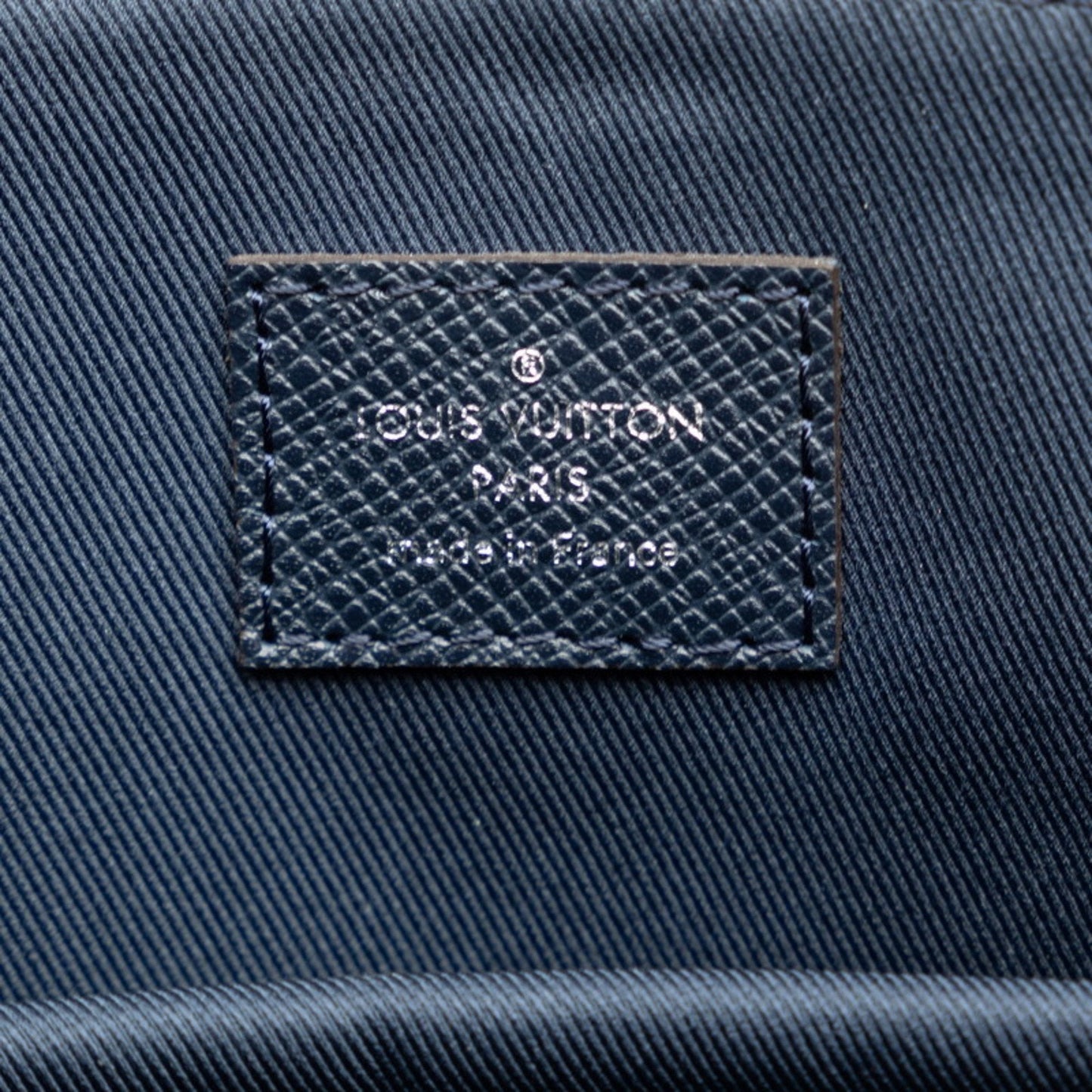 Louis Vuitton Navy Ocean Leather Shoulder Bag Tote Bag