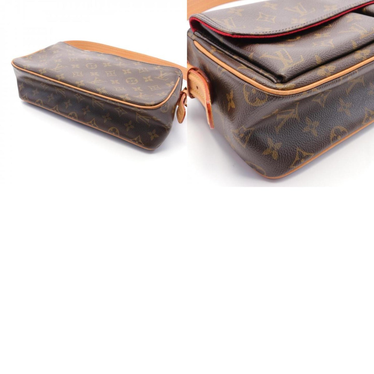 Louis Vuitton Brown Monogram Coated Canvas Shoulder Bag
