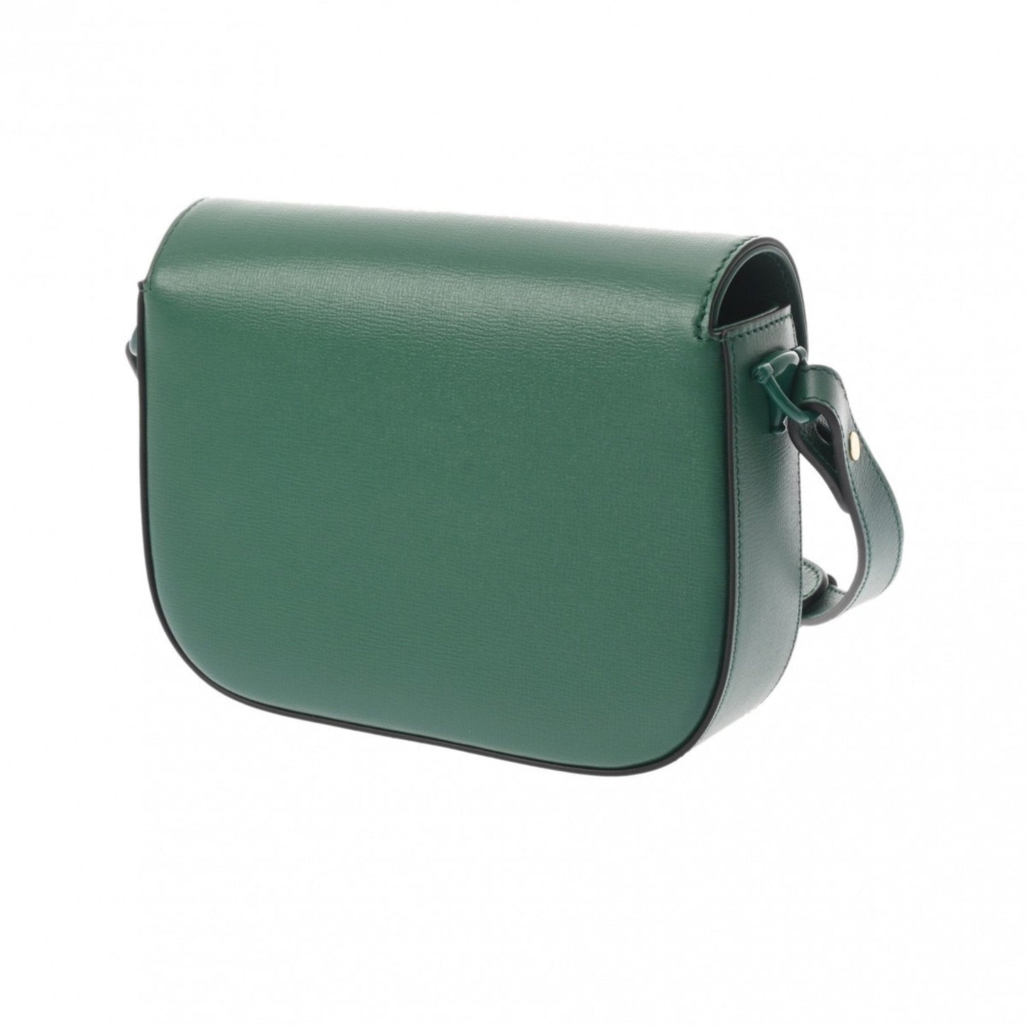 Gucci Horsebit Green Leather Shoulder Bag