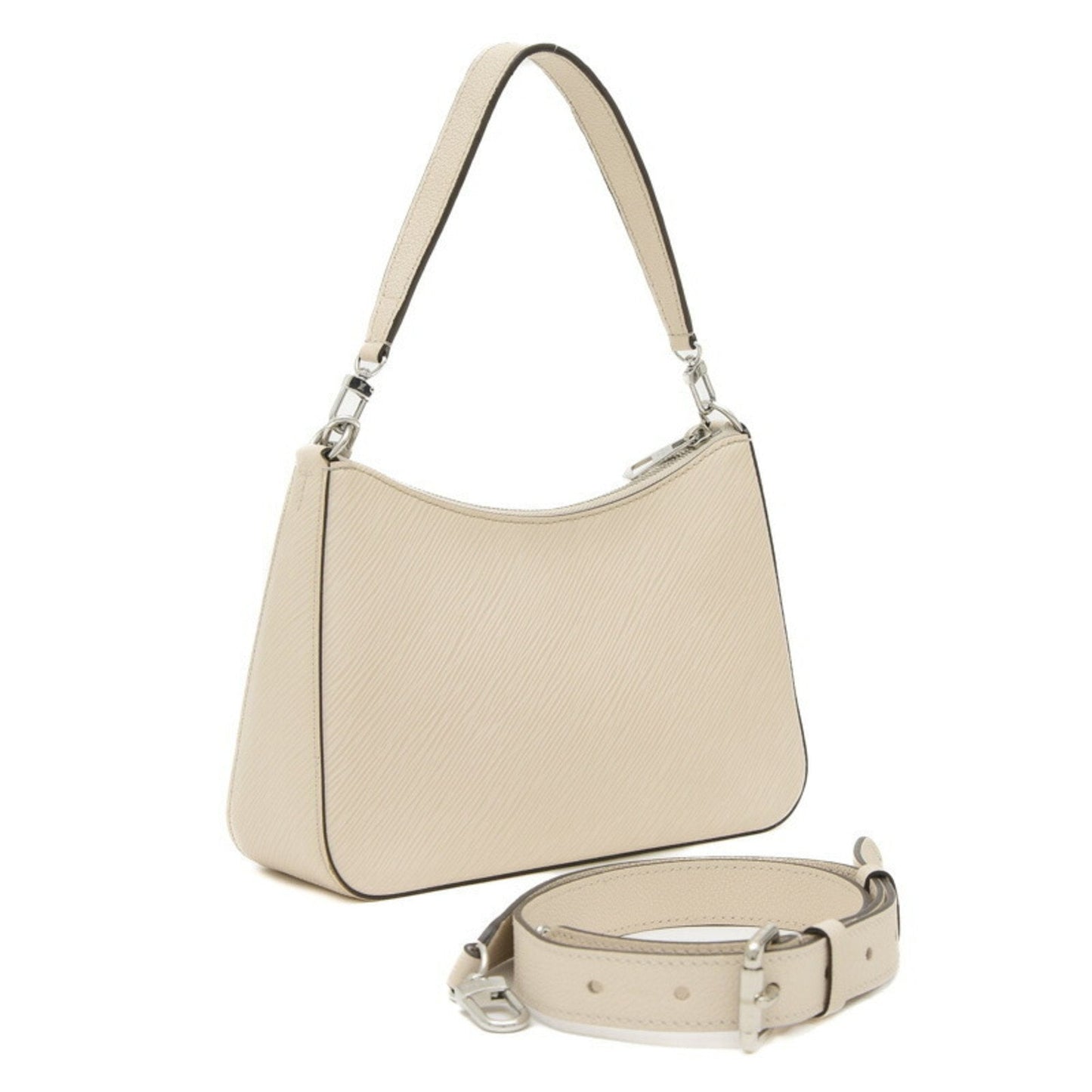 Louis Vuitton Beige Cream Epi Leather Pouch Shoulder Bag