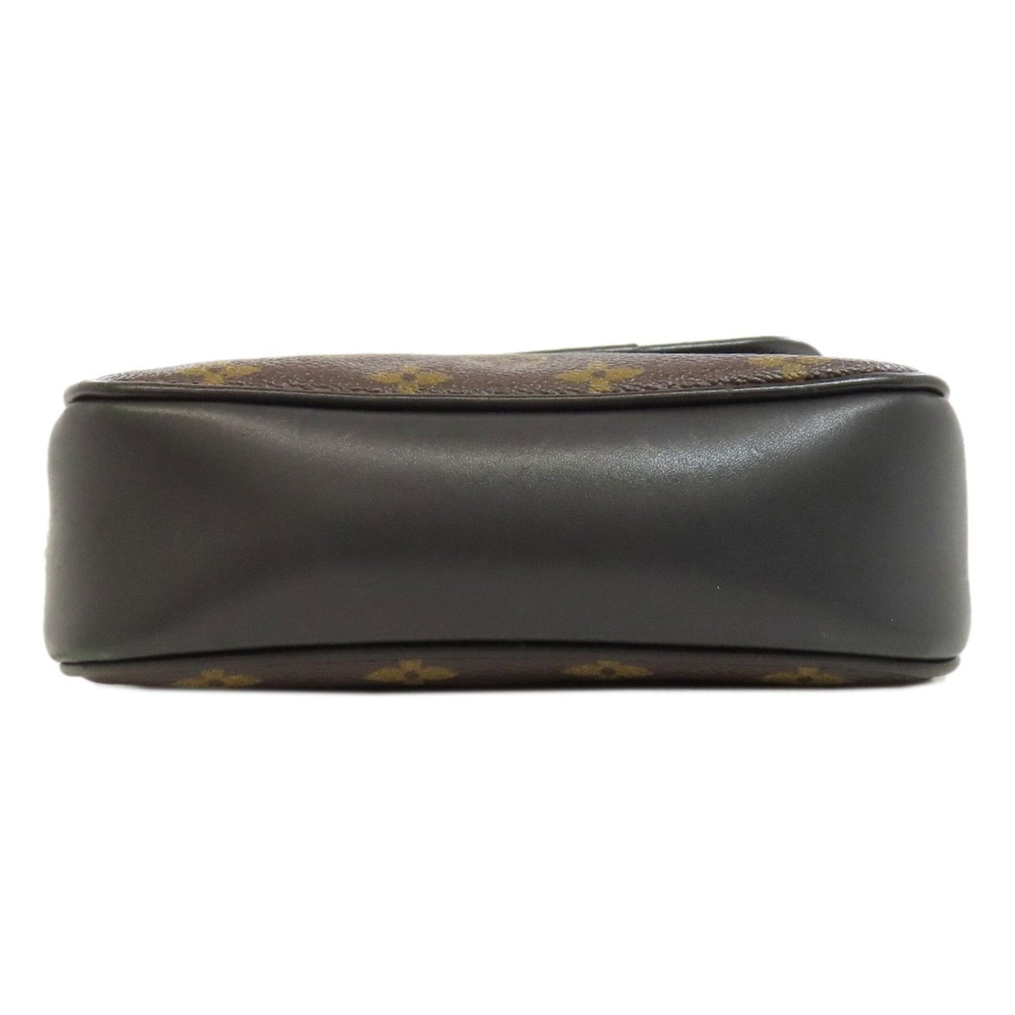 Louis Vuitton Black Brown Canvas Shoulder Bag