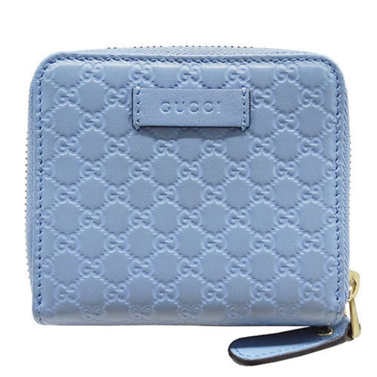 Gucci Light Blue Leather Wallet (Bi-Fold) ()