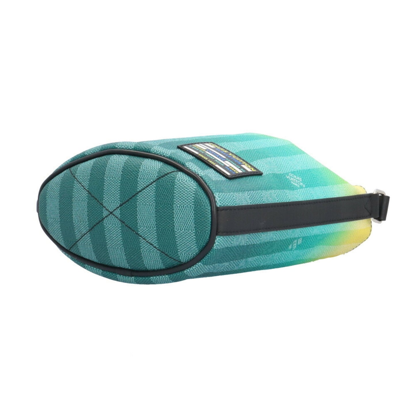 Louis Vuitton Green Yellow Pvc Shoulder Bag