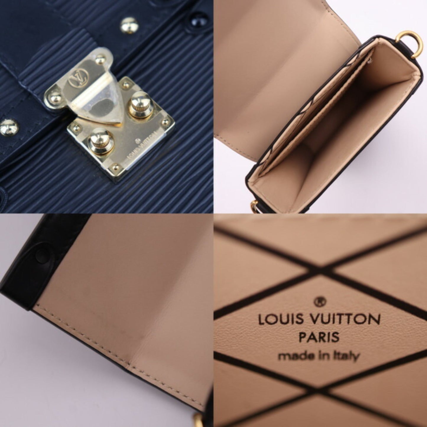 Louis Vuitton Black Epi Leather Leather Shoulder Bag
