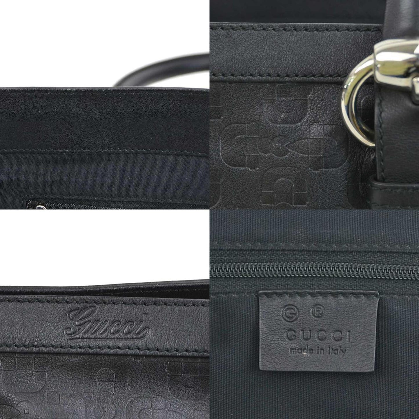 Gucci Black Leather Handbag