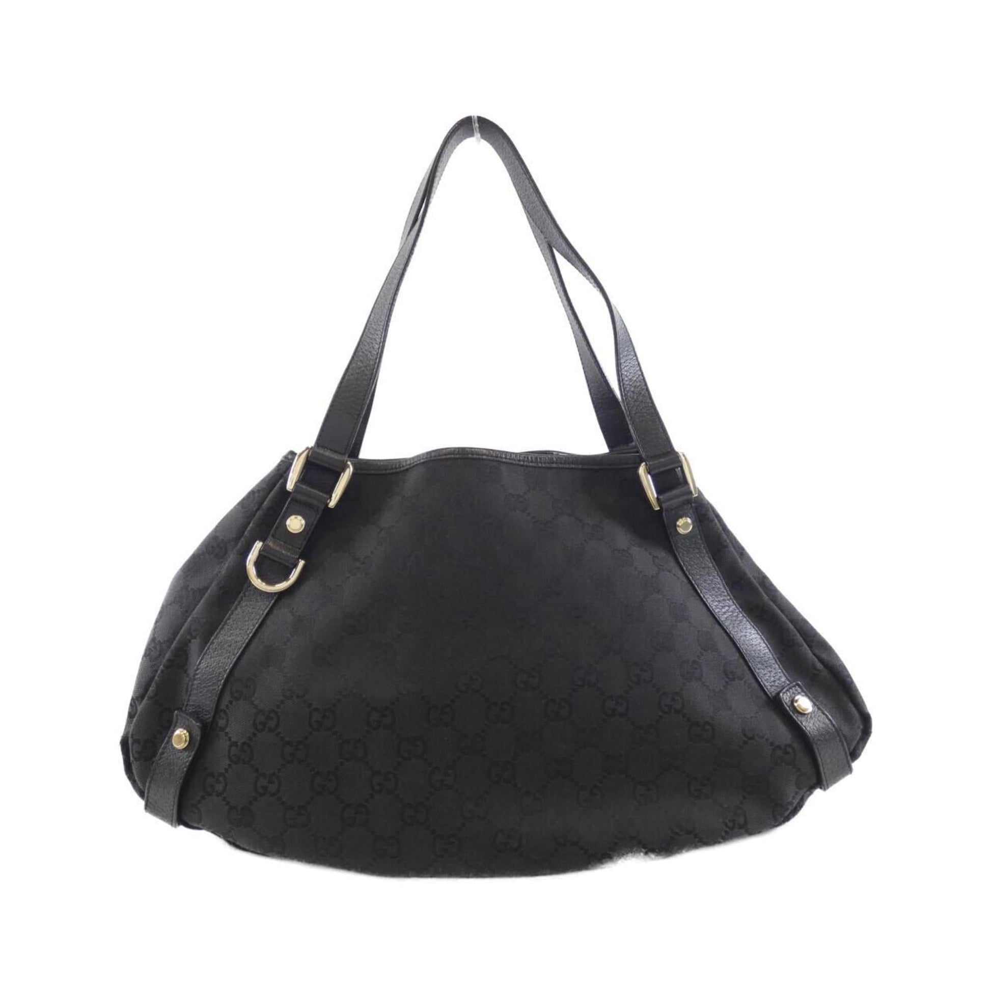 Gucci Gg Canvas Black Gg Canvas Shoulder Bag ()