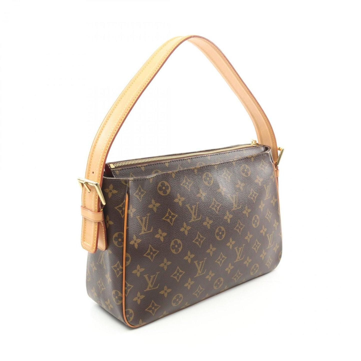 Louis Vuitton Brown Monogram Leather Shoulder Bag