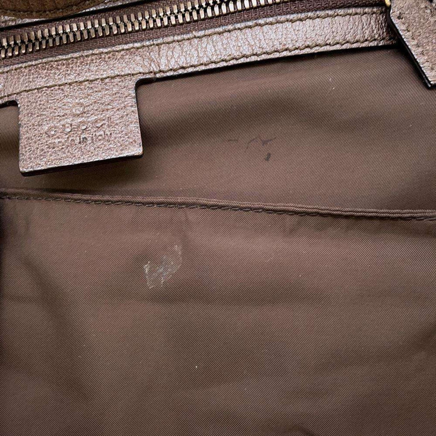 Gucci Beige Brown Gg Supreme Backpack
