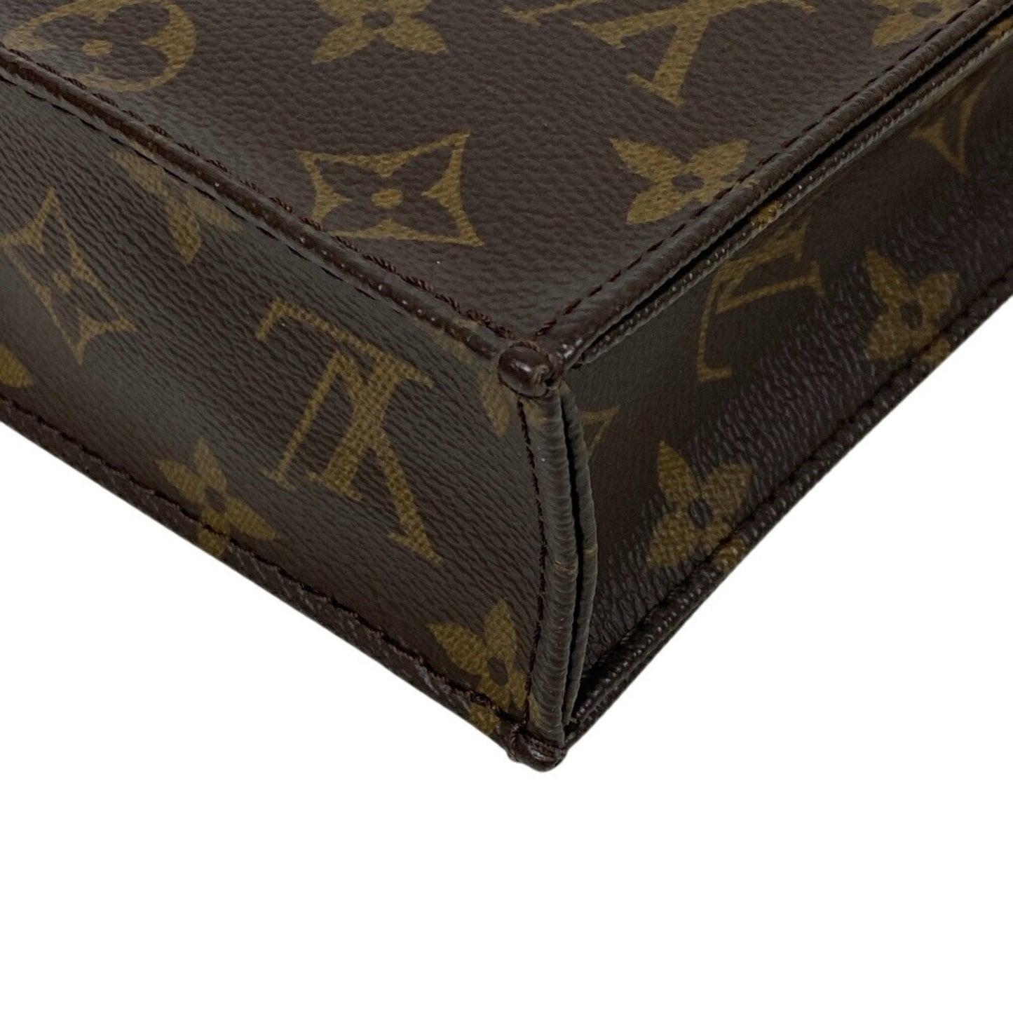Louis Vuitton Monogram Brown Leather Shoulder Bag
