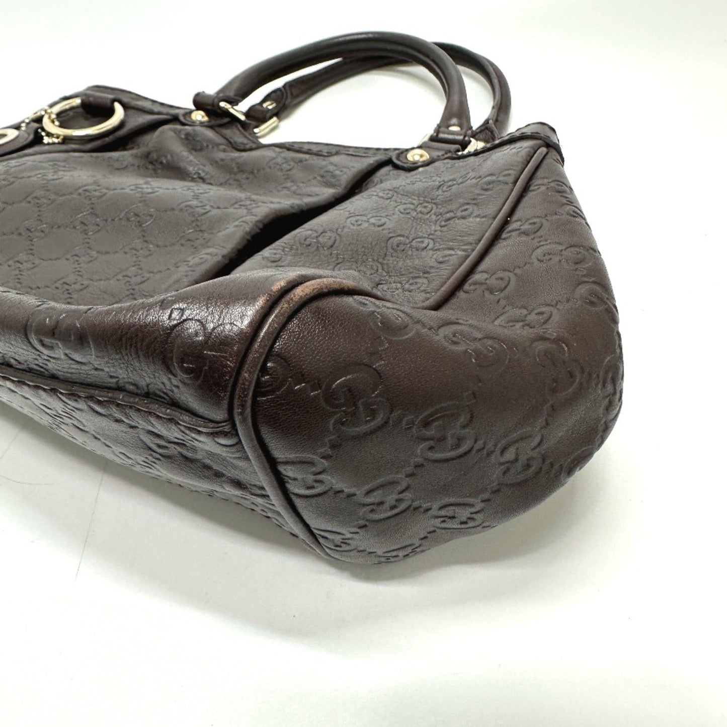 Gucci Brown Leather Tote Bag
