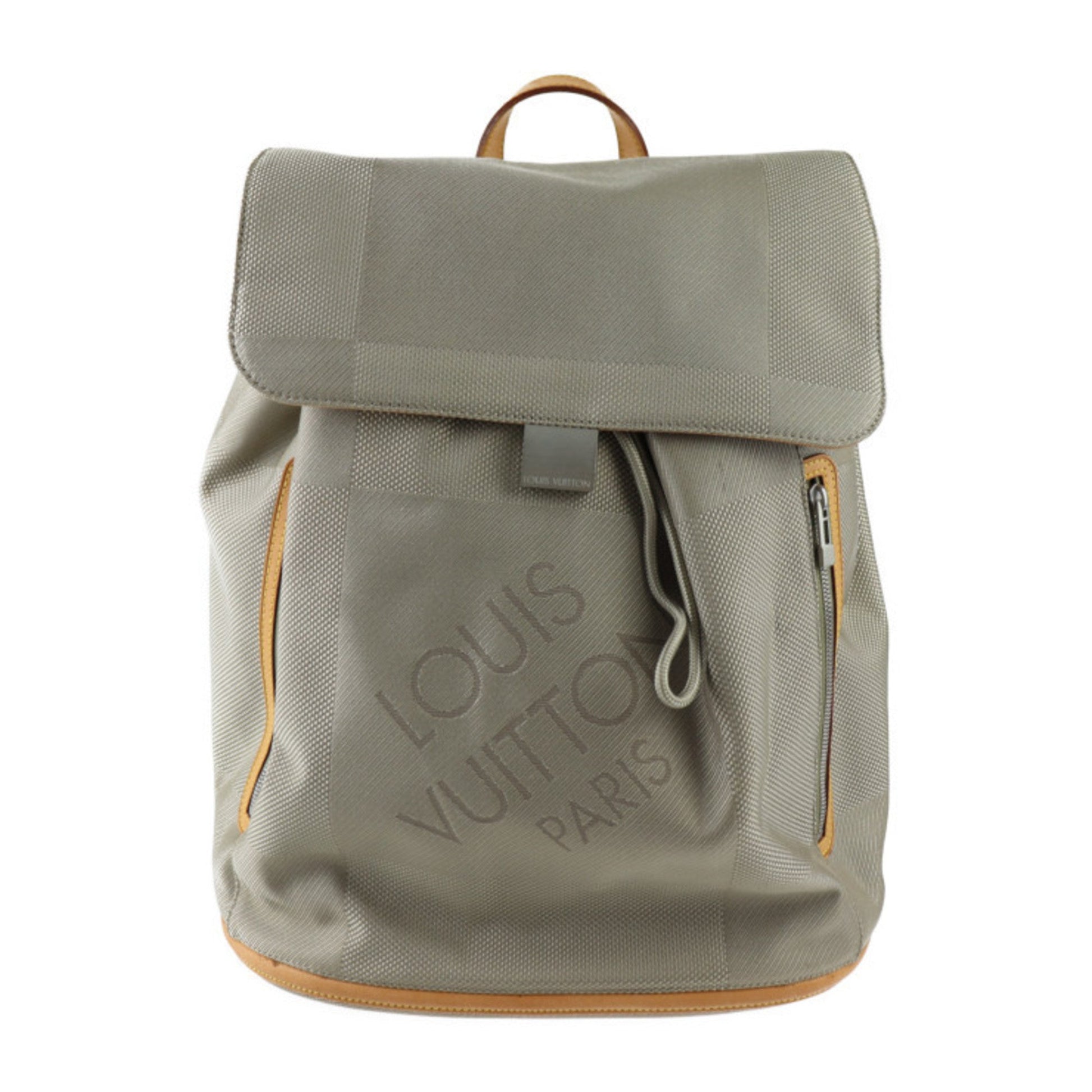 Louis Vuitton Sable Leather Backpack Handbag ()