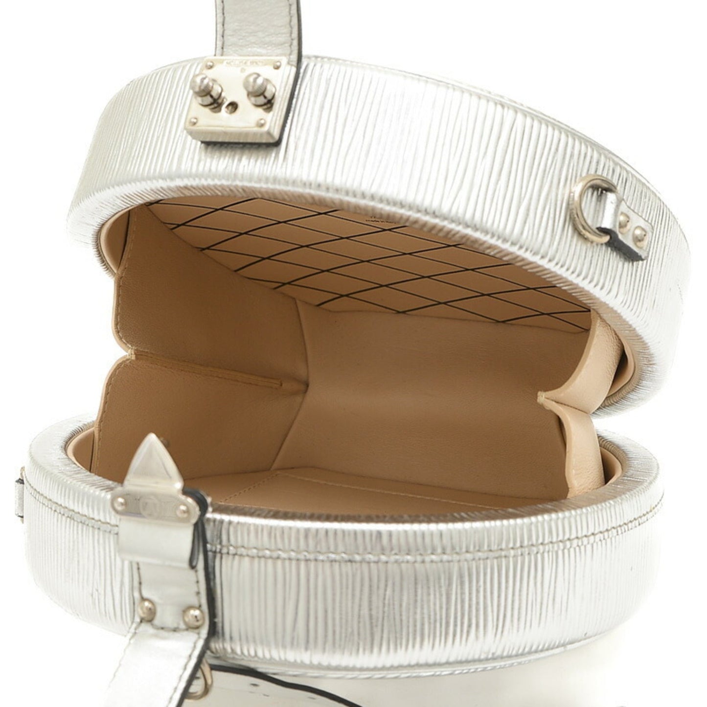 Louis Vuitton Silver Epi Leather Handbag Shoulder Bag