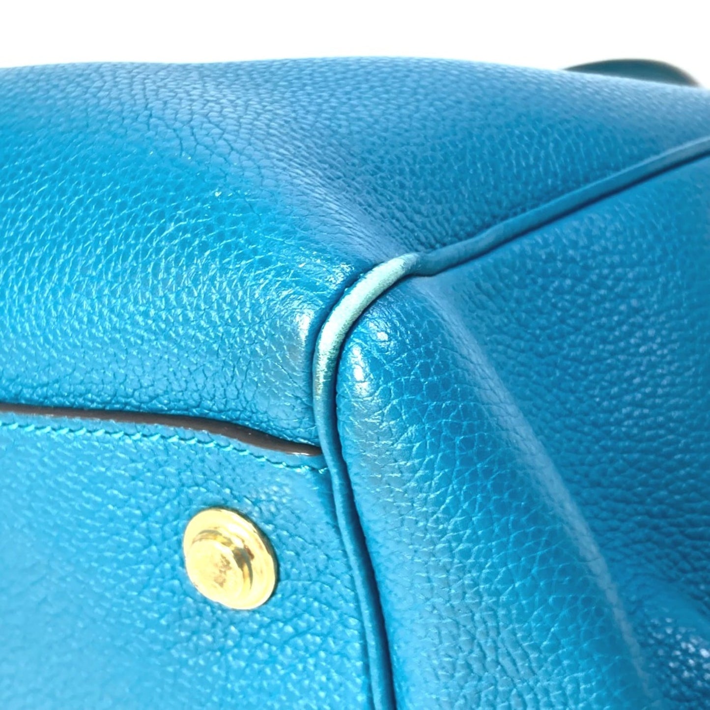 Louis Vuitton Blue Leather Shoulder Bag