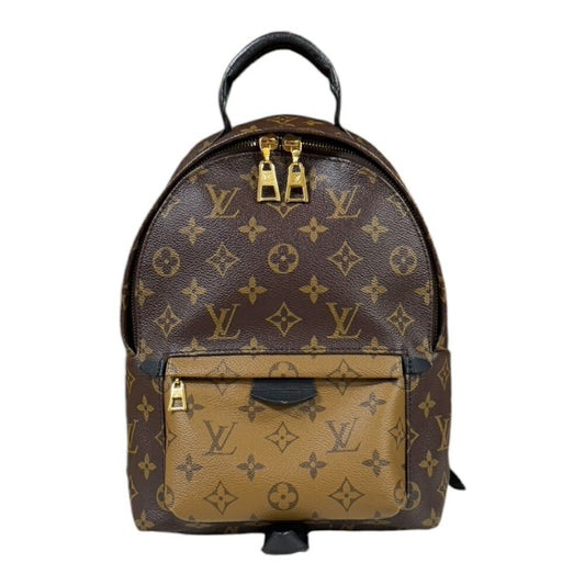 Louis Vuitton Brown Monogram Canvas Monogram Reverse Backpack ()