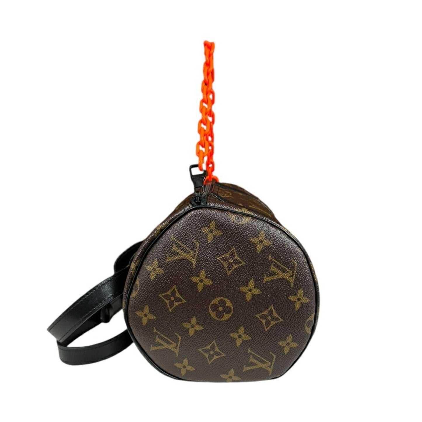 Louis Vuitton Black Brown Orange Monogram Shoulder Bag