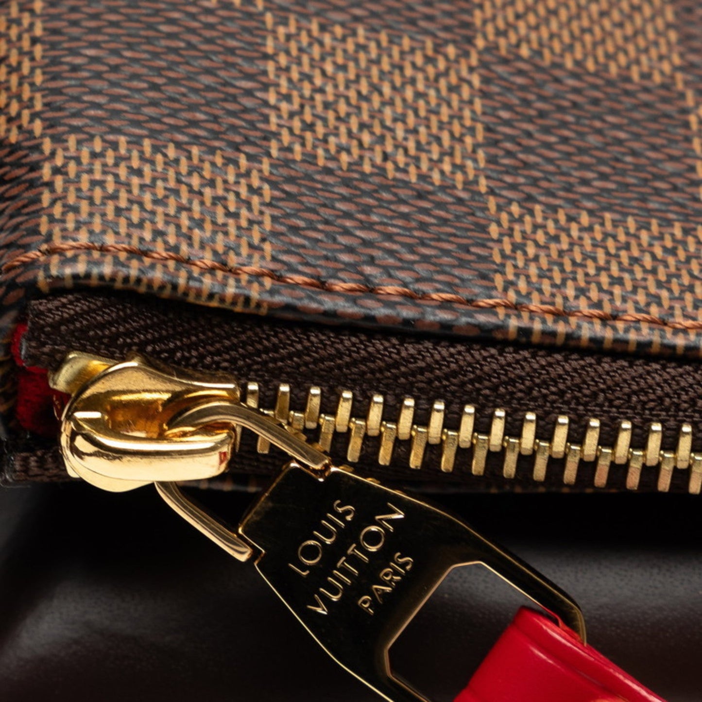 Louis Vuitton Damier Brown Pvc Leather Shoulder Bag