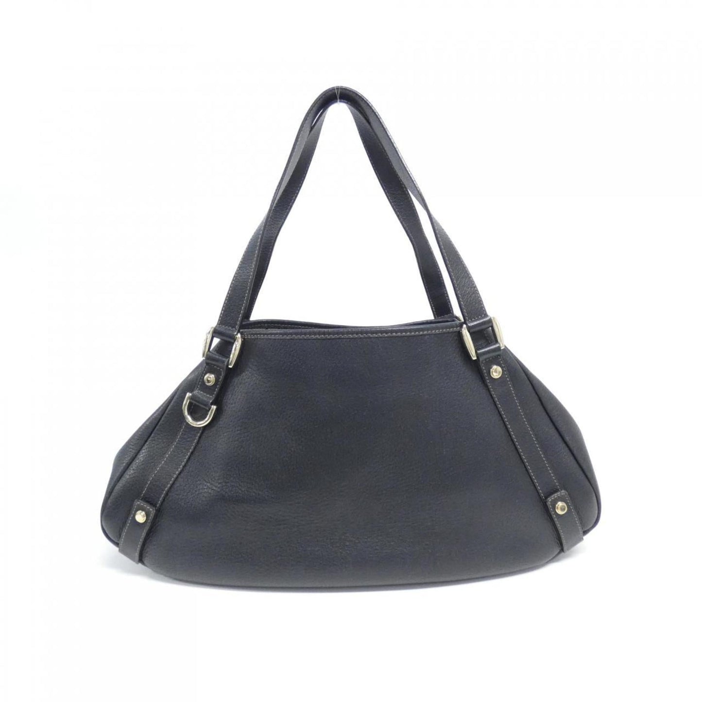 Gucci Navy Leather Shoulder Bag