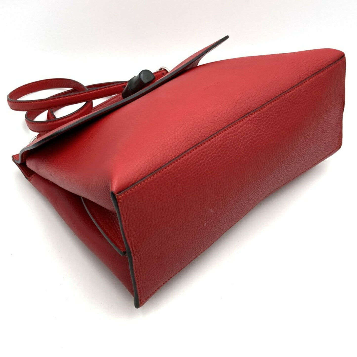 Gucci Red Color Leather Handbag Shoulder Bag