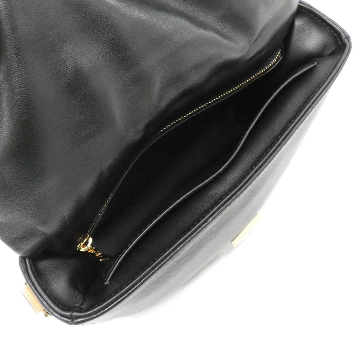 Louis Vuitton Black Leather Shoulder Bag