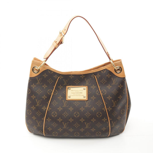 Louis Vuitton Brown Coated Canvas Leather Shoulder Bag ()