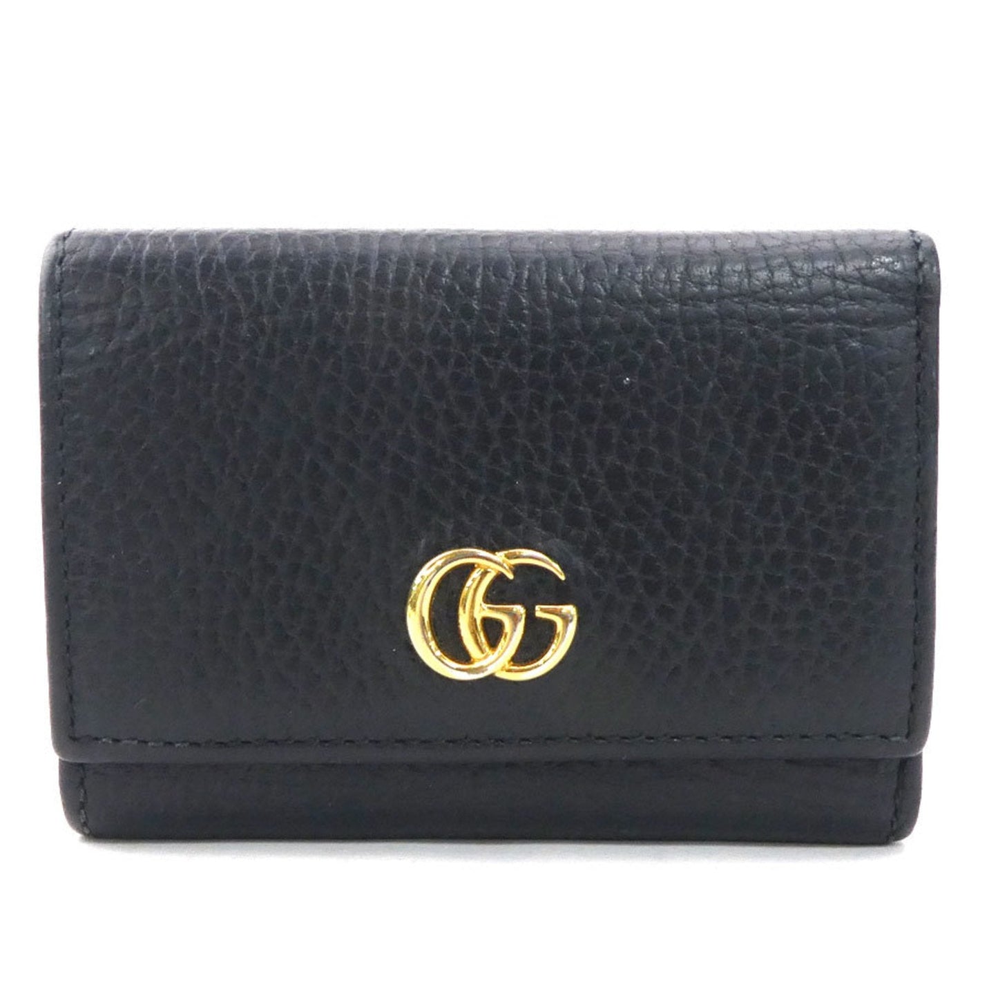 Gucci Black Leather Wallet (Tri-Fold) ()
