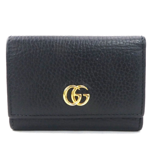 Gucci Black Leather Wallet (Tri-Fold) ()