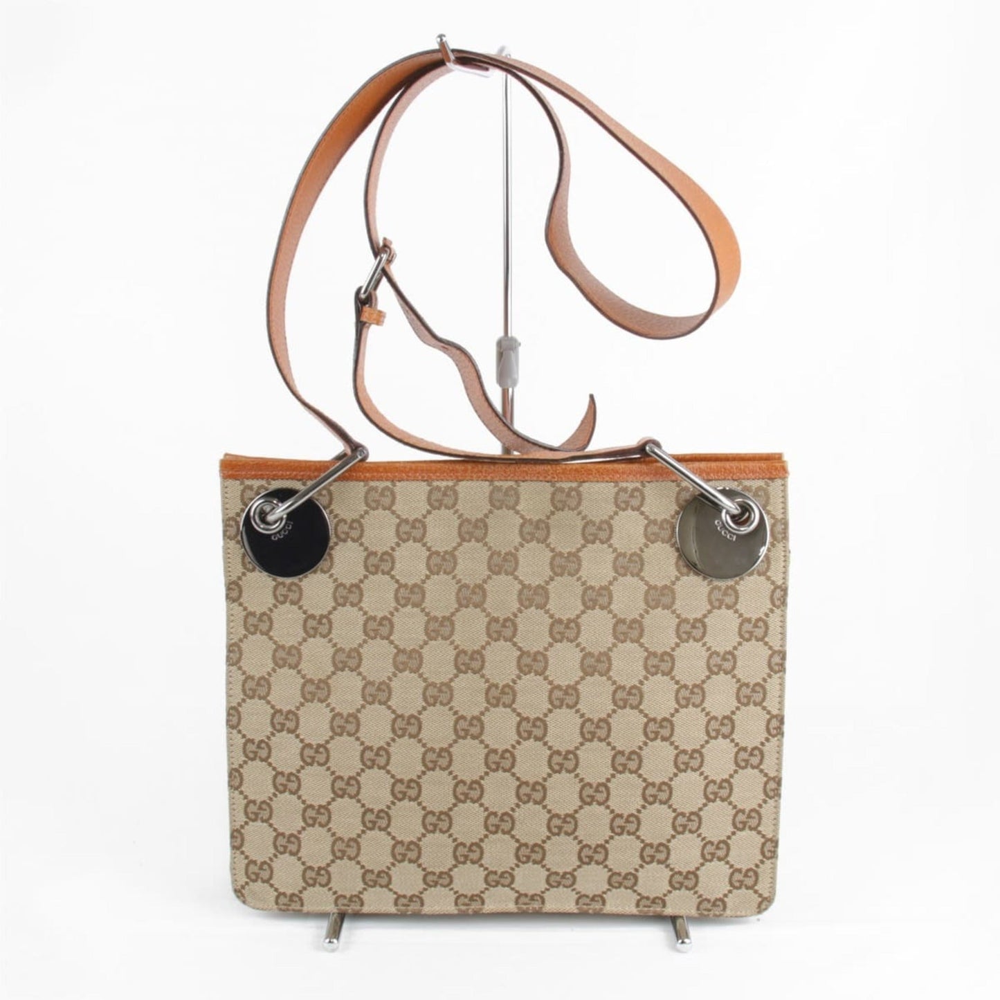 Gucci Gg Canvas Beige Gg Canvas Shoulder Bag