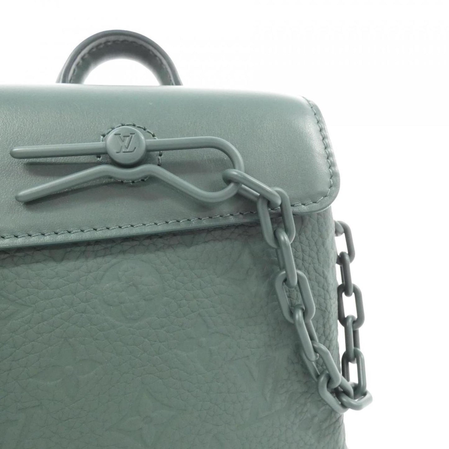 Louis Vuitton Vert Fonce Leather Backpack