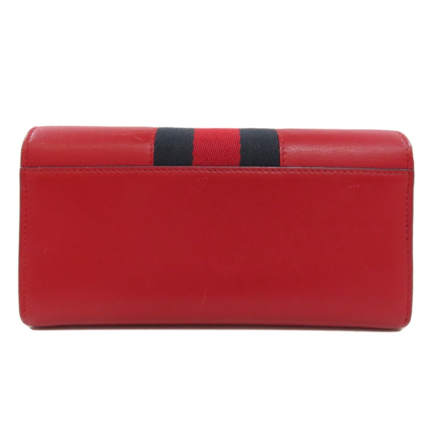 Gucci Red Color Leather Coin Purse/Coin Case