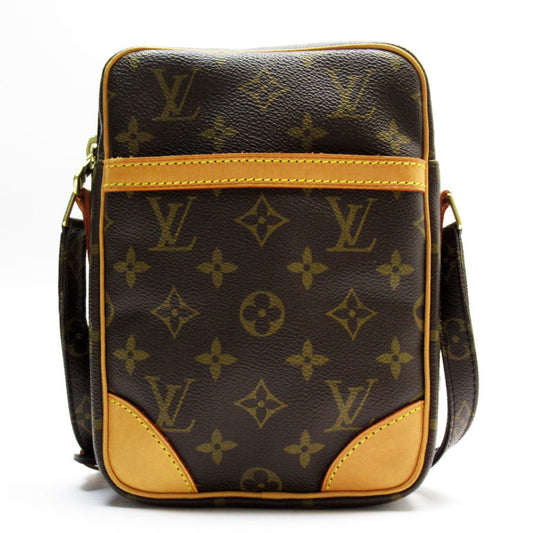 Louis Vuitton Brown Monogram Canvas Shoulder Bag ()