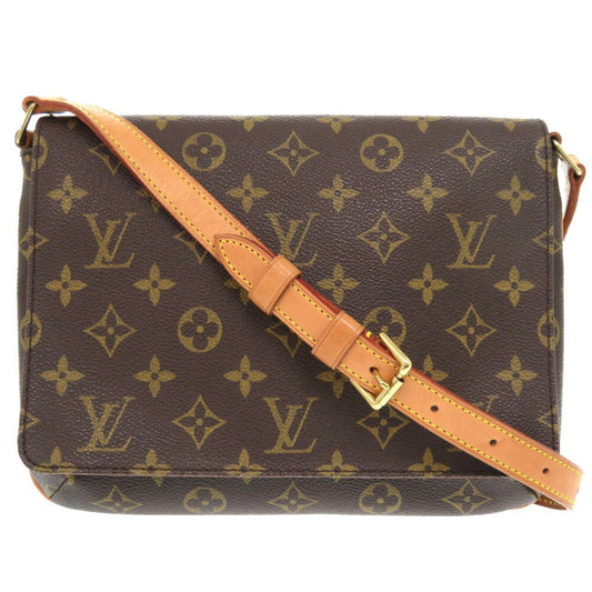 Louis Vuitton Brown Monogram Shoulder Bag ()