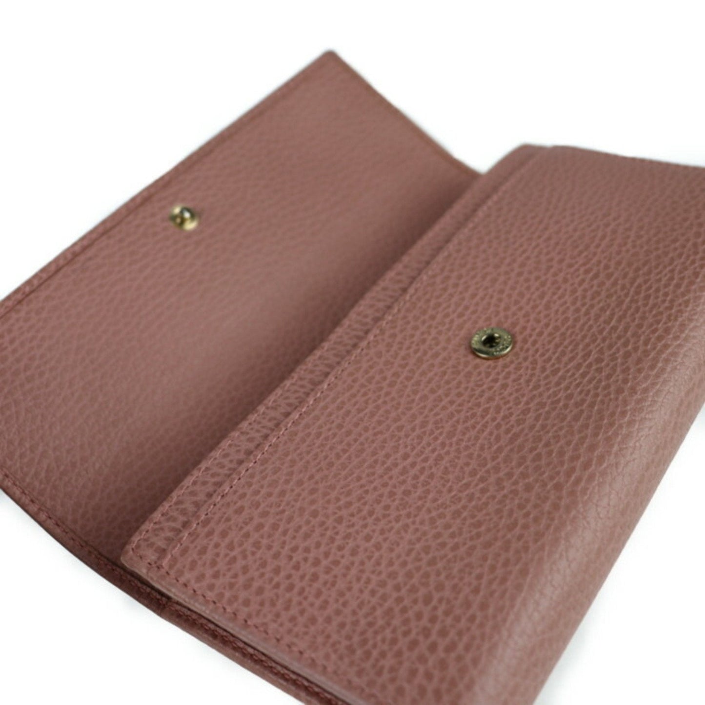 Gucci Gucci Swing Pink Leather Wallet (Bi-Fold)