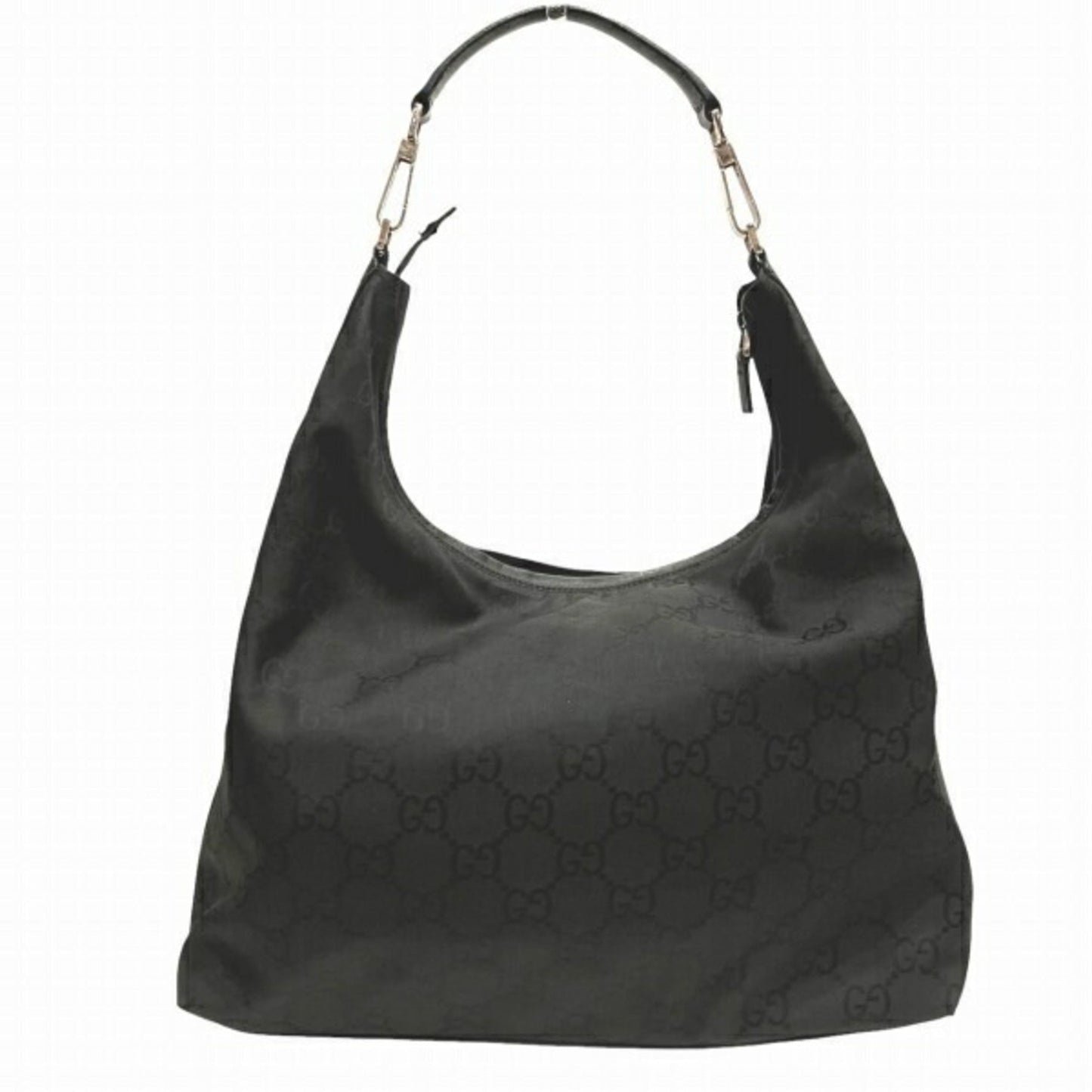 Gucci Black Nylon Leather Shoulder Bag