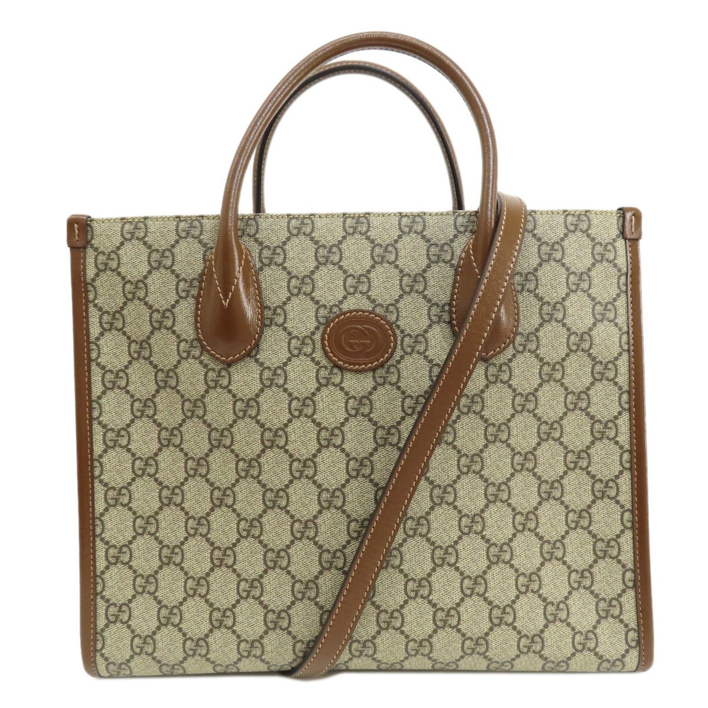 Gucci Brown Pvc Handbag