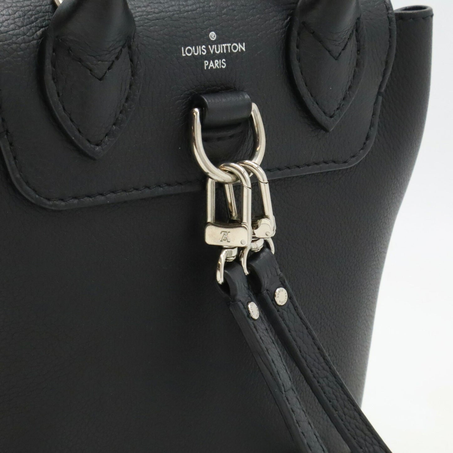 Louis Vuitton Black Noir Leather Backpack