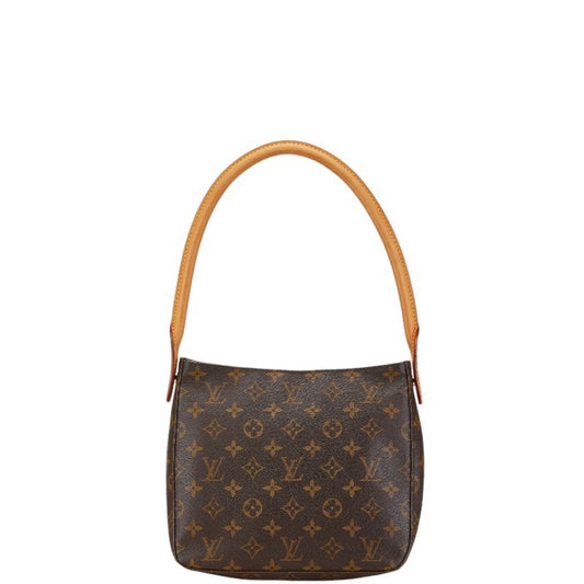 Louis Vuitton Brown Pvc Leather Handbag Shoulder Bag ()