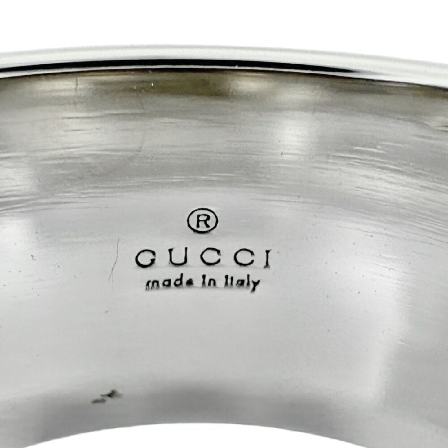 Gucci Icon Silver White Gold (18K) Band Ring