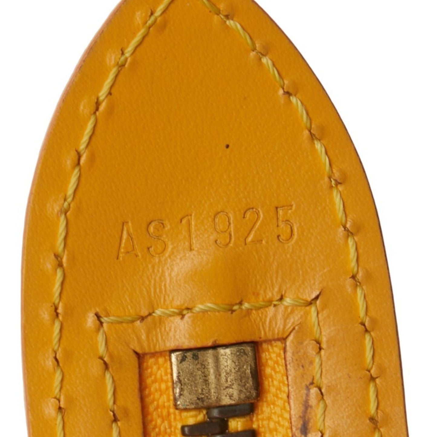 Louis Vuitton Yellow Leather Shoulder Bag Tote Bag
