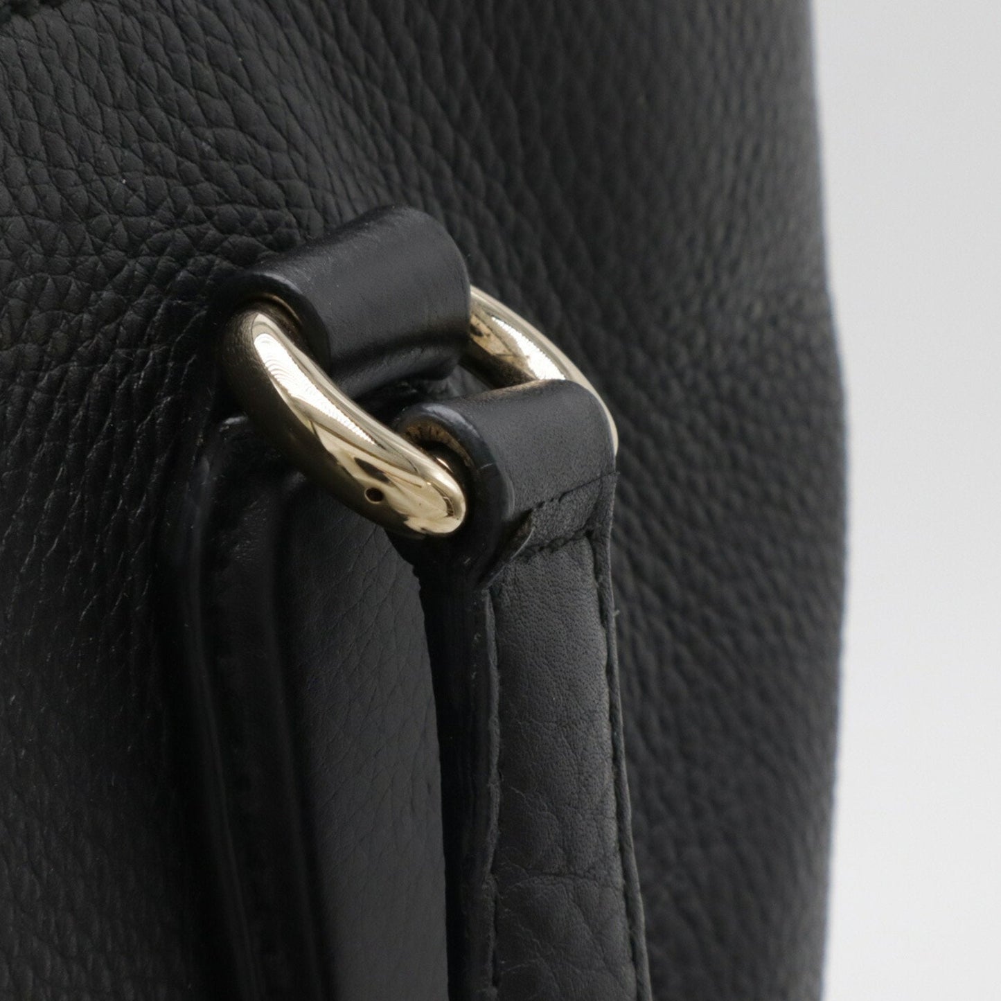 Gucci Soho Black Leather Shoulder Bag Tote Bag